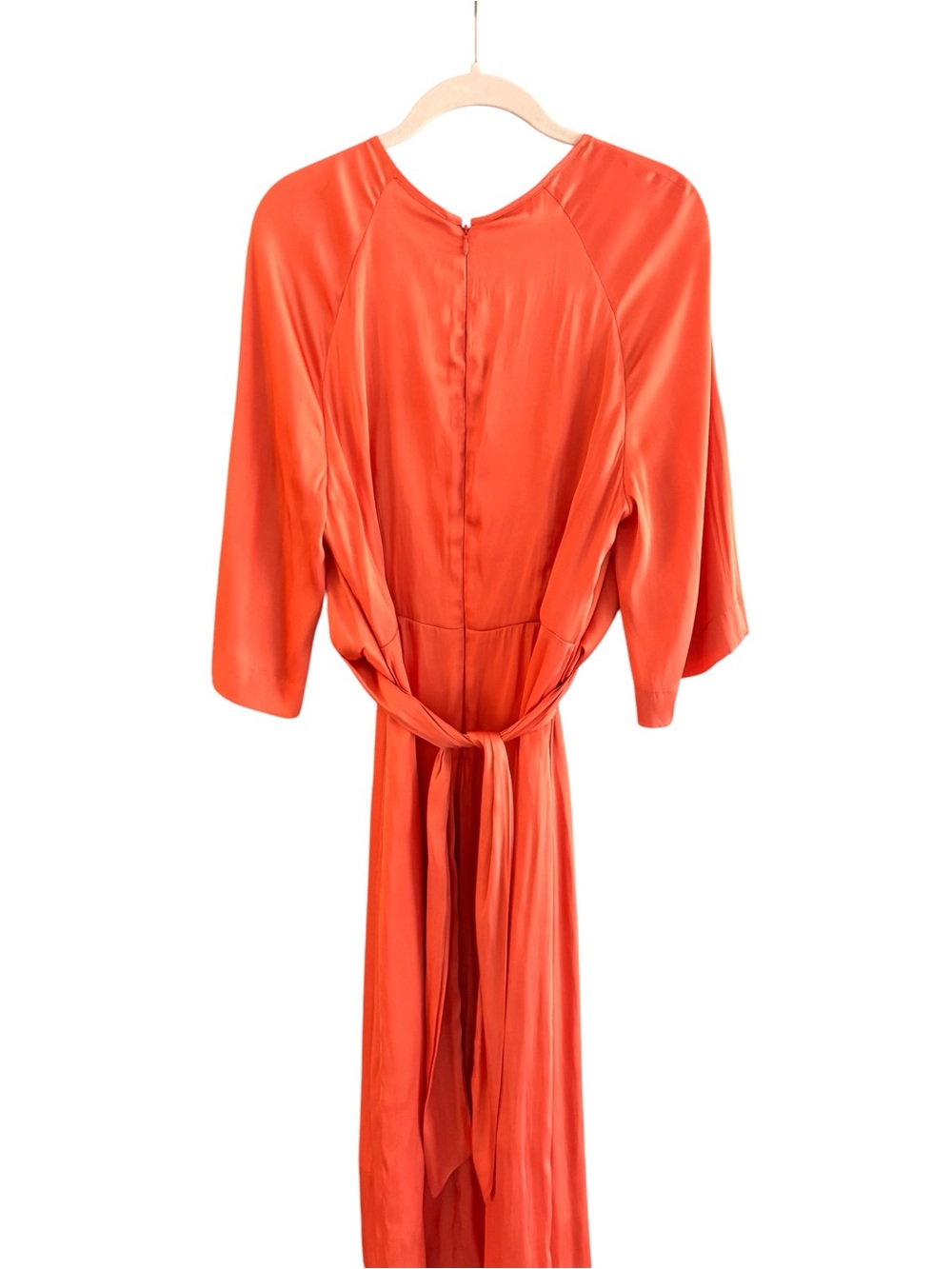 Essentiel Antwerp Orange Midi Dress EU Size 38, US 6, Women’s M. - Picture 2 of 5